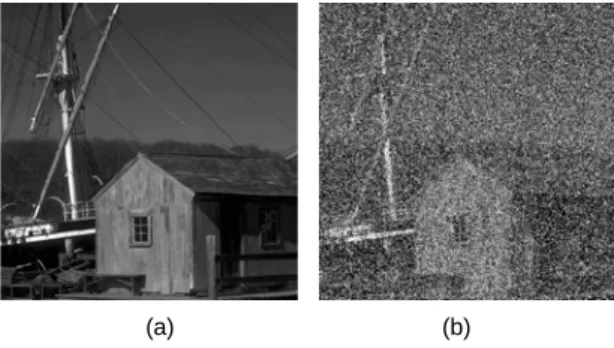 Fig. 2 House image (a) Original image (b) Noise image