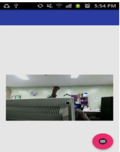 Fig. 8 Image Display on Smartphone(same image on  WPF)