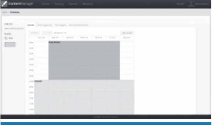 그림 12. Logmein Central POS의 기본 기능그림 11. Scala Enterprise Content Manager – Scheduling