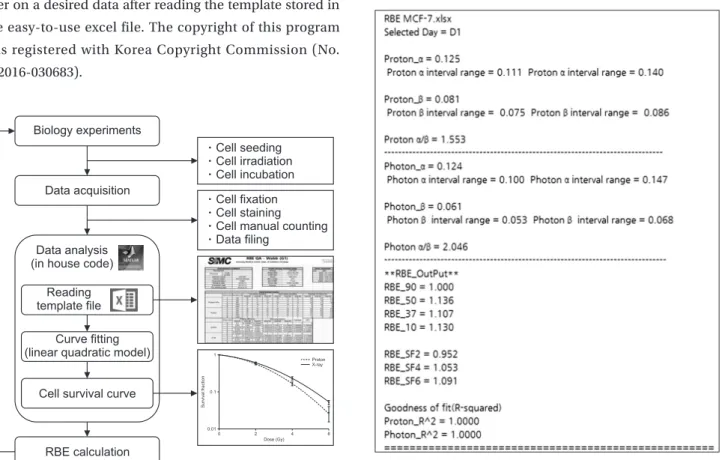 Fig. 3. The example of analysis results obtained with RBE analysis  program.