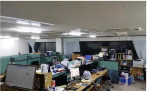 Fig. 8 Illumination test environment