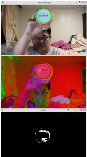 그림 1.  지정한 원모양만 검출 Fig. 1 targeted circle detection