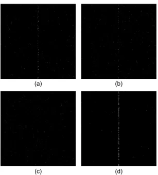 그림 5. 시뮬레이션 결과(AWGN   =10) (a) Sobel (b) Roberts  (c) Laplacian (d) Proposed algorithm 