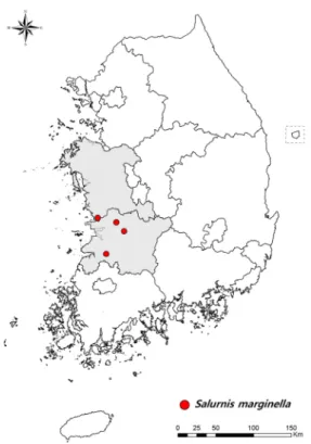Fig. 3.  Distribution from South Korea (2014~2015)