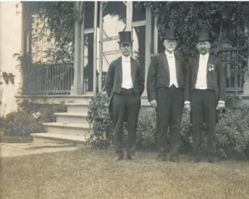 Fig. 1. Mr. Severance’s visit to Severance Hospital in Seoul (1907). From 
