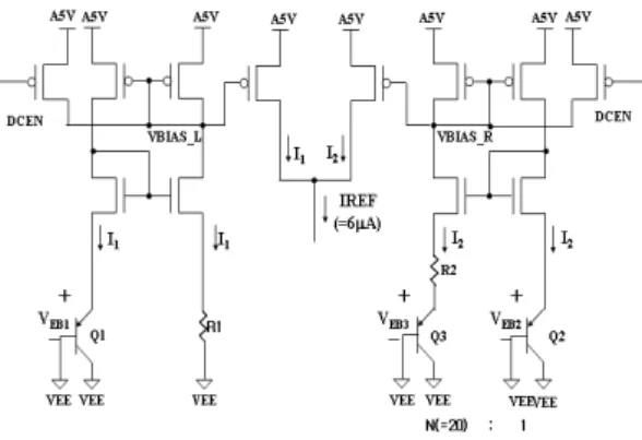 그림  10.  제안된  기준전류  발생기  회로도 Fig.  10  Proposed  reference  current  generator