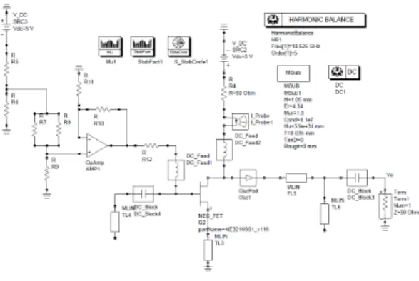 Fig.  7  Output  frequency  and  harmonics  of  oscillator  circuit  using  temperature  compensation  circuit
