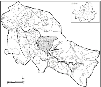 Figure 5. A comparison of actual vegetation with Backsasil Valley ecological and scenery conservation area