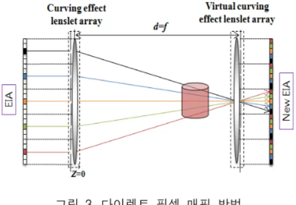 Fig.  4  (a)  Elemental  image  of  picked  up  from  far  object  (b)  New  elemental  image