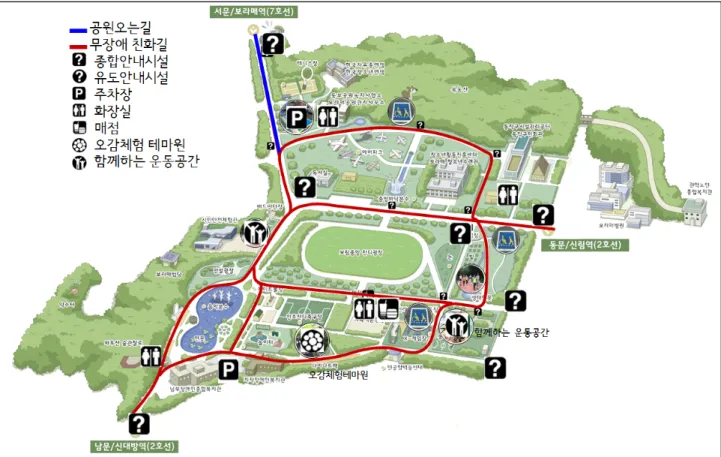 Figure 13. Barrier-free park development master plan