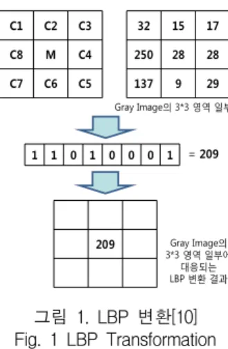 Fig.  2  LBP  Transformation  results (a)  Input  image  (b)  LBP  Transformation  image