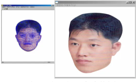 그림  11.  얼굴모델  정합 Fig.  11  A  Facial  Model  Fitting