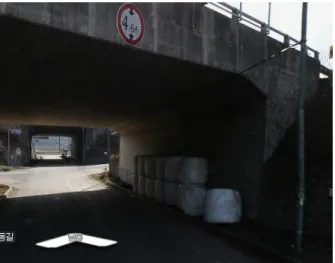 Fig. 11 Investigation Example by Road-view Photograph