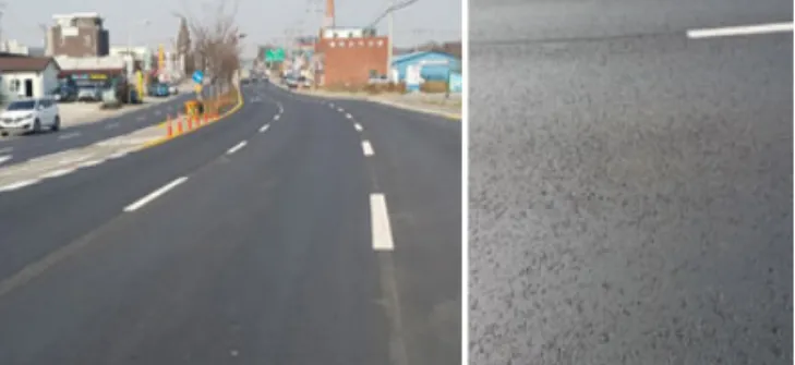 Fig. 6 Current Pavement Surface Condition at  National Highway No. 23