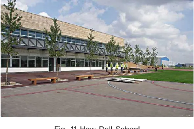 Fig. 10 Three-dimensional Schematic Showing the  Layout of the How Dell School