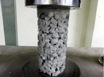 Fig. 4 Infiltration Rate Test of Pervious Concrete