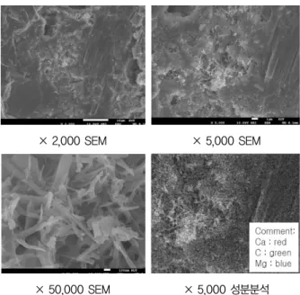 Fig. 11 SEM Image and Components(CNT 0wtT%)