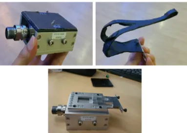 Figure 1. Pedal type (left top: flat, right top: clip, and bottom: cleat) 