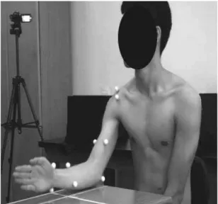 Figure 3. Position of a subject during the experiments