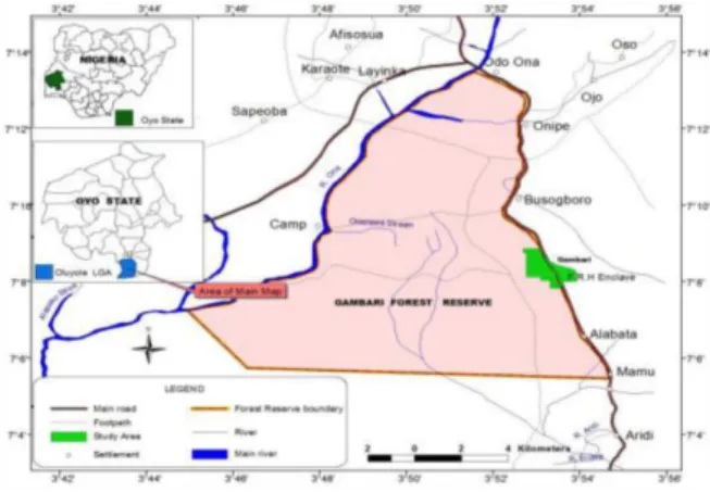 Fig. 1. Map of the study area.