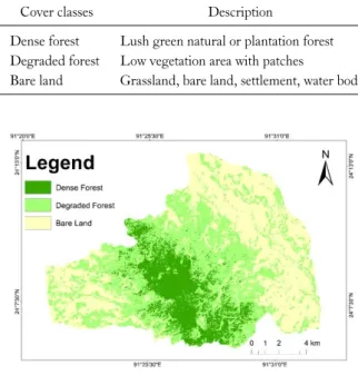 Fig. 5. Supervised classified image of SNP in 2006.