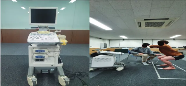 Fig.  3.  Ultrasound  measuring  equipment.