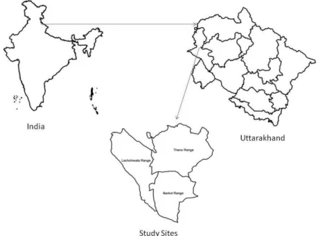 Fig. 1. Location of study sites.