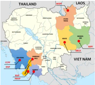 Table 1. General descriptions of the survey sites of mushroom diversity in Cambodia Survey site
