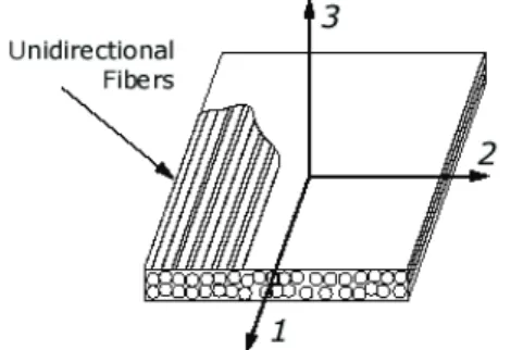 Fig. 1 Basic structure of unidirectional composite 