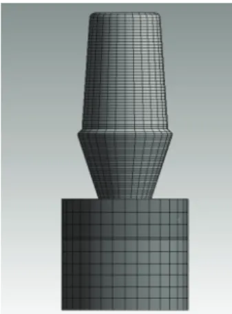 Table 3 Statistics of meshes for the sealing model 