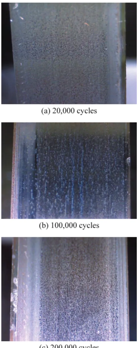 Fig. 14 Rail specimen surface for dry condition 