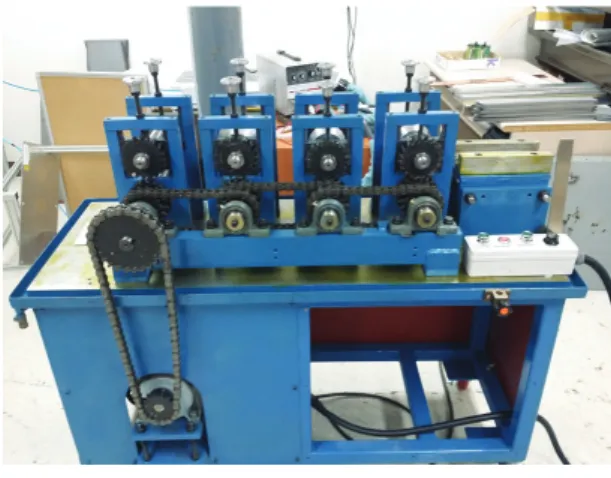 Fig. 1 Roll forming machine 