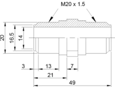 Fig. 2 Example of surface defects on screw thread 