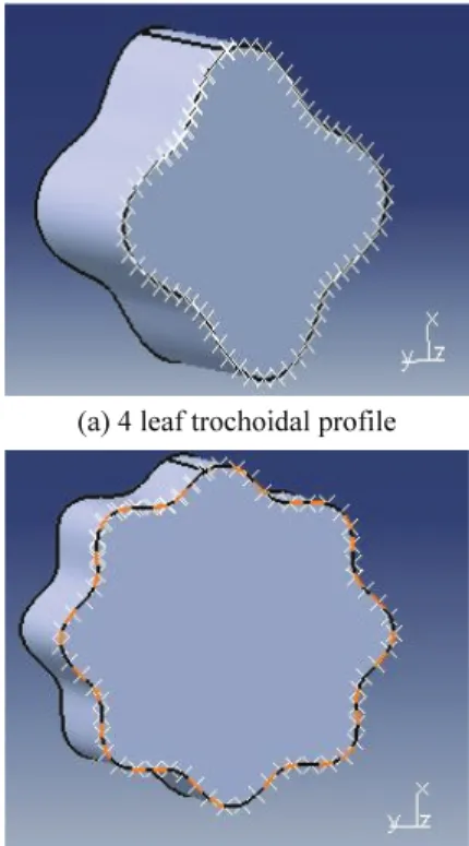 Fig.  4 Simulation of the machining process with  CAD/CAM program 