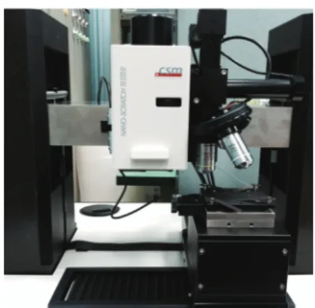 Fig. 1 Nano scratch tester for nano machining 