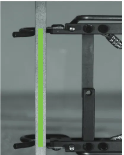 Table 1 Specimen dimension of the tensile test  Width (mm)  Thickness (mm)  Specimen shape