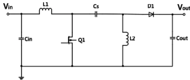 Fig. 1 Circuit schematic of SEPIC 