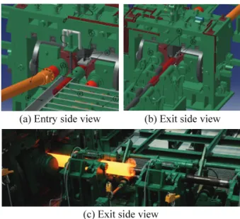 Fig. 1 General views of the elongation rolling mill 