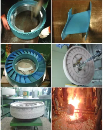 Fig. 5 Short shot of the nozzle ring  4.2  미성형  미성형에  대한  주조해석을  수행한  결과를 Fig.  5 에  나타내었다