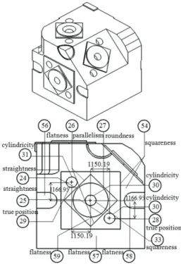 Fig. 3 Accuracy measurement of 5-axis machine tool