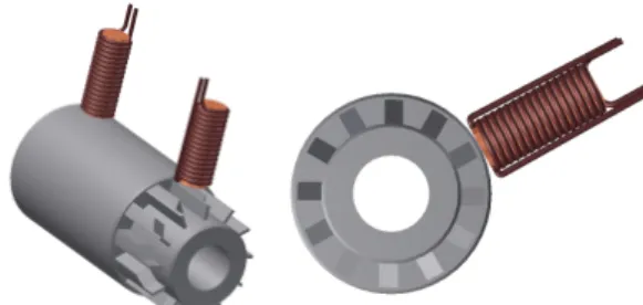 Fig. 1  Schematic  drawing  of  geared  shaft  and  geared  chuck  본  연구에서는  기어  축  가공을  완전  자동화하 기  위하여,  한  가장자리에  기어가  가공된  기어  축  소재로부터  기어의  위치와  기어  이의  회전위치를  동시에  판별하는  센서시스템을  개발하고자  하였다