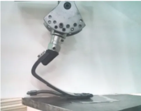 Fig. 8  Reference prosthetic feet model (Sierra™) for the  stance phase compliance performances