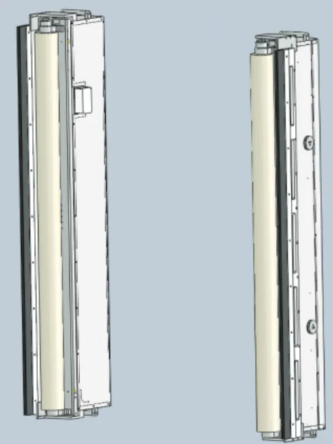 Fig. 2 General design of cleaning tools for moving  forward and backward 