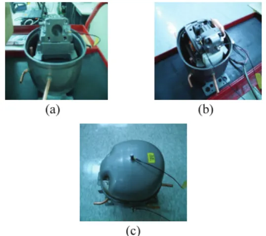 Fig. 3 Compressor used for vibration measurement 