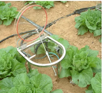 Fig. 1. Steady-state chamber for collecting N 2 O in soil.