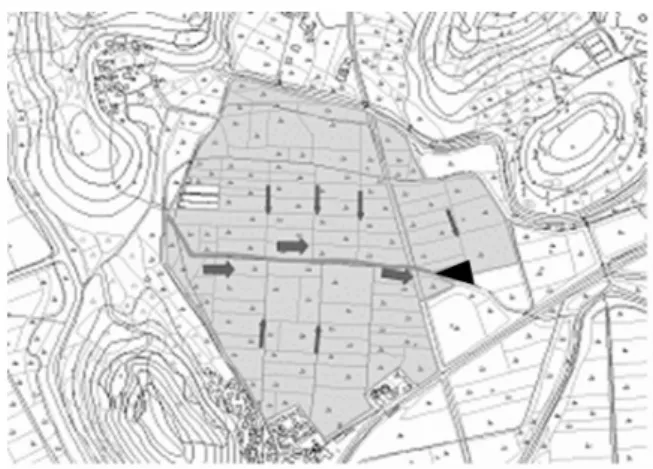 Fig. 1. Site map of experiment area.
