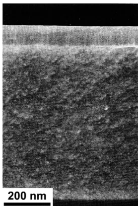 Fig. 6. Change in X-ray diffraction profile for an Fe 55 N 20 Al 25  thin film annealed at (a) 873 K, (b) 2, (c) 3, (d) 4 and (e) 5 h, respectively.