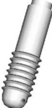 Fig. 4 New Dental Implant structure proposed in this  paper