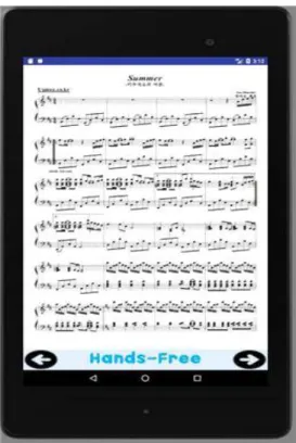 그림  17.  애플리케이션  실행  (악보  페이지) Fig.  17.  Application  execution  sheet  music 