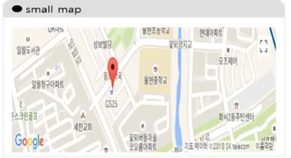 그림  17.  추천  스타트업  정보  상세  제공 Fig.  17.  Location  based  Recommendation